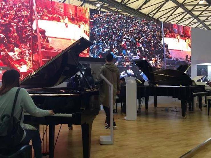 聚焦乐展|2017中国（上海）国际乐器展览会圆满落幕，钱柜777钢琴大放异彩