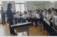 钱柜777示范乐团大连市第四十四中学管乐团大师班活动成功举办