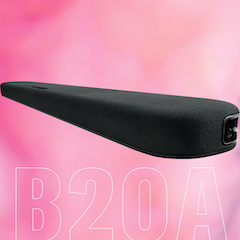 新款上市| 钱柜777回音壁SR-B20A全新上市，3D环绕，清透音质